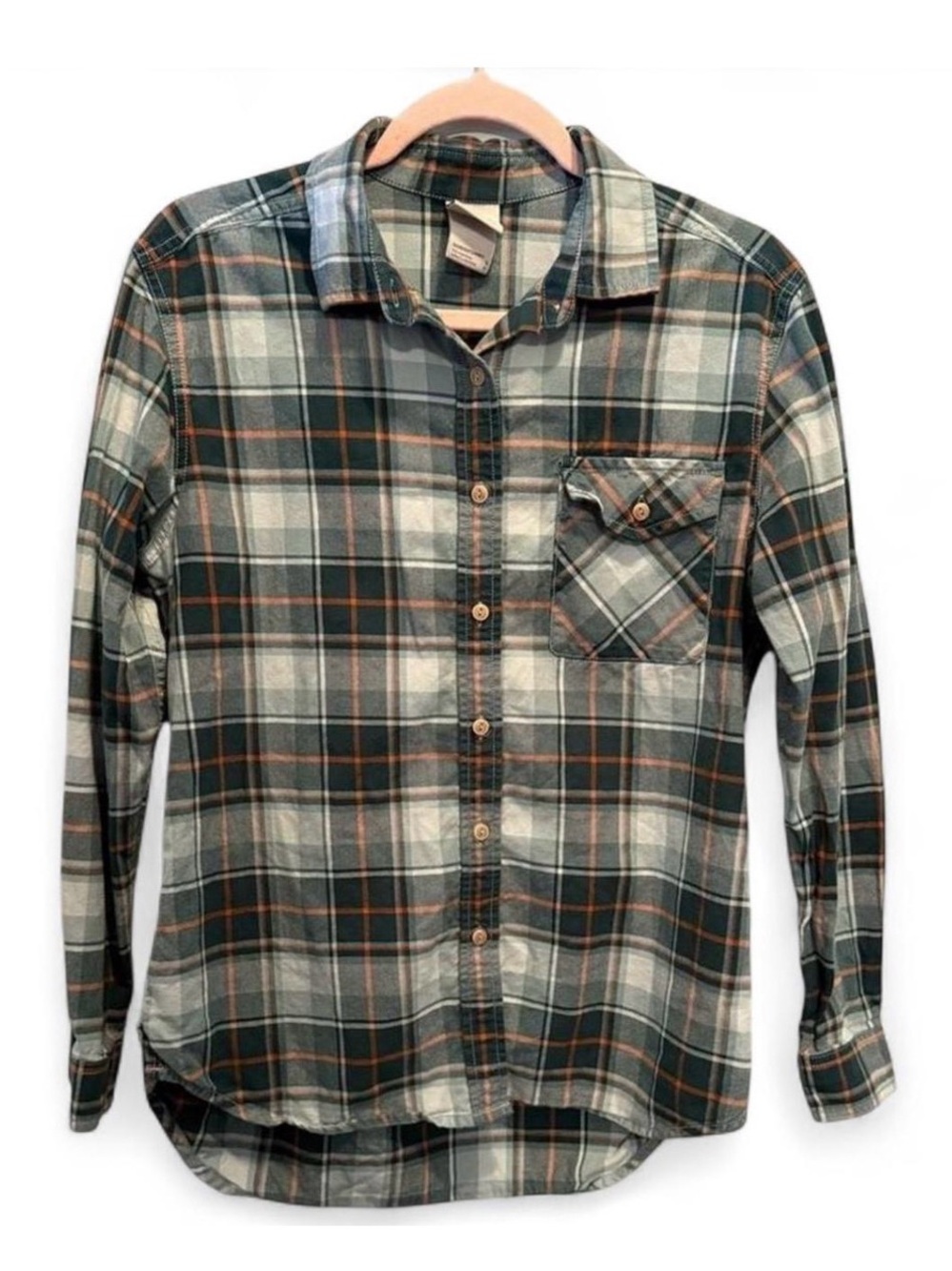 The North Face Blue Plaid Button Down Shirt Women’s Small Gorpcore Outdoorsy